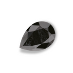 1.25 Carat Natural Black Pear Diamond GIA