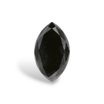 0.44 Carat Natural Black Marquise Diamond GIA