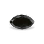 0.44 Carat Natural Black Marquise Diamond GIA