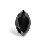 0.41 Carat Natural Black Marquise Diamond GIA