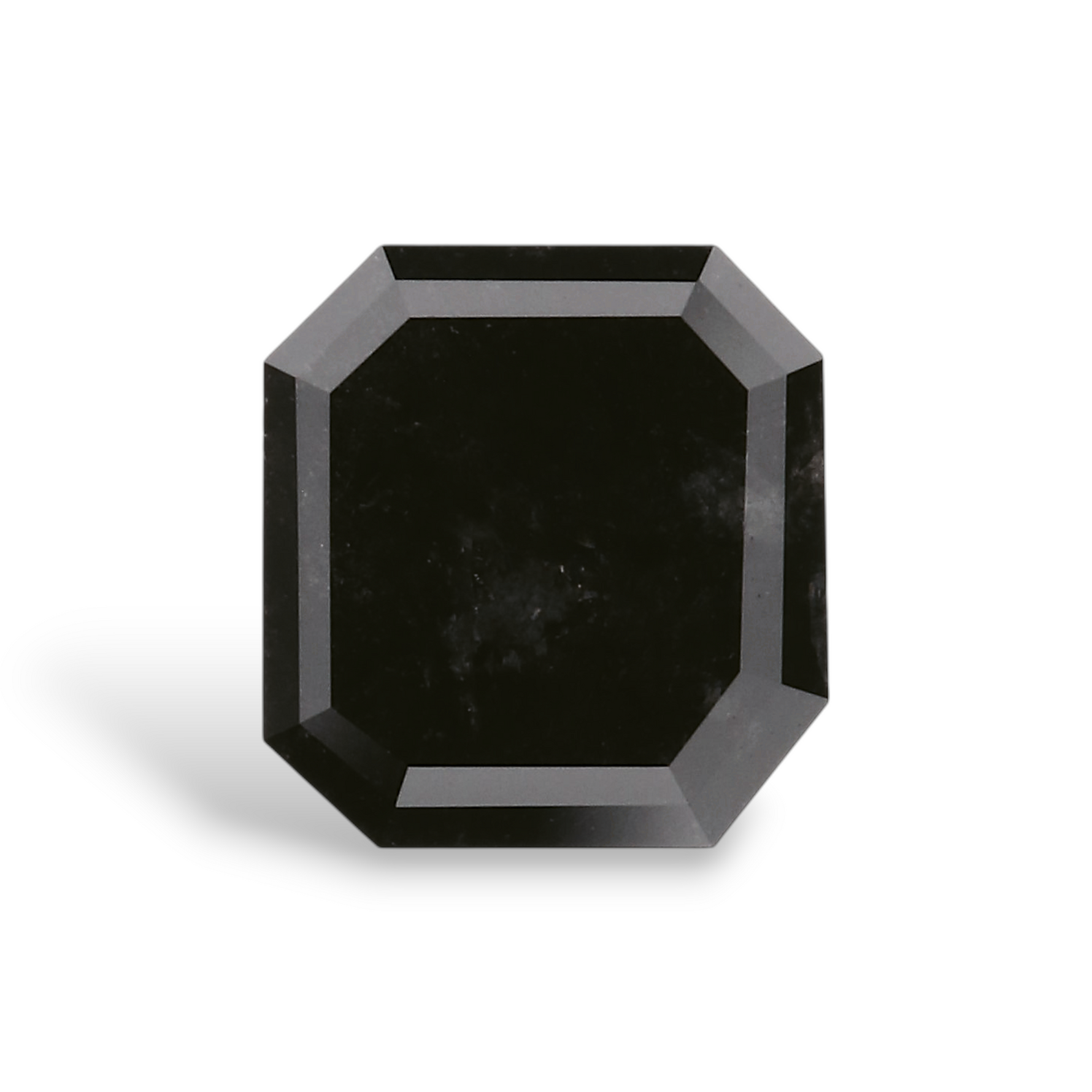 1.17 Carat Natural Black Emerald Diamond GIA