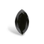 0.45 Carat Natural Black Marquise Diamond GIA