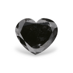 2.67 Carat Natural Black Heart Diamond GIA