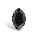 0.49 Carat Natural Black Marquise Diamond GIA