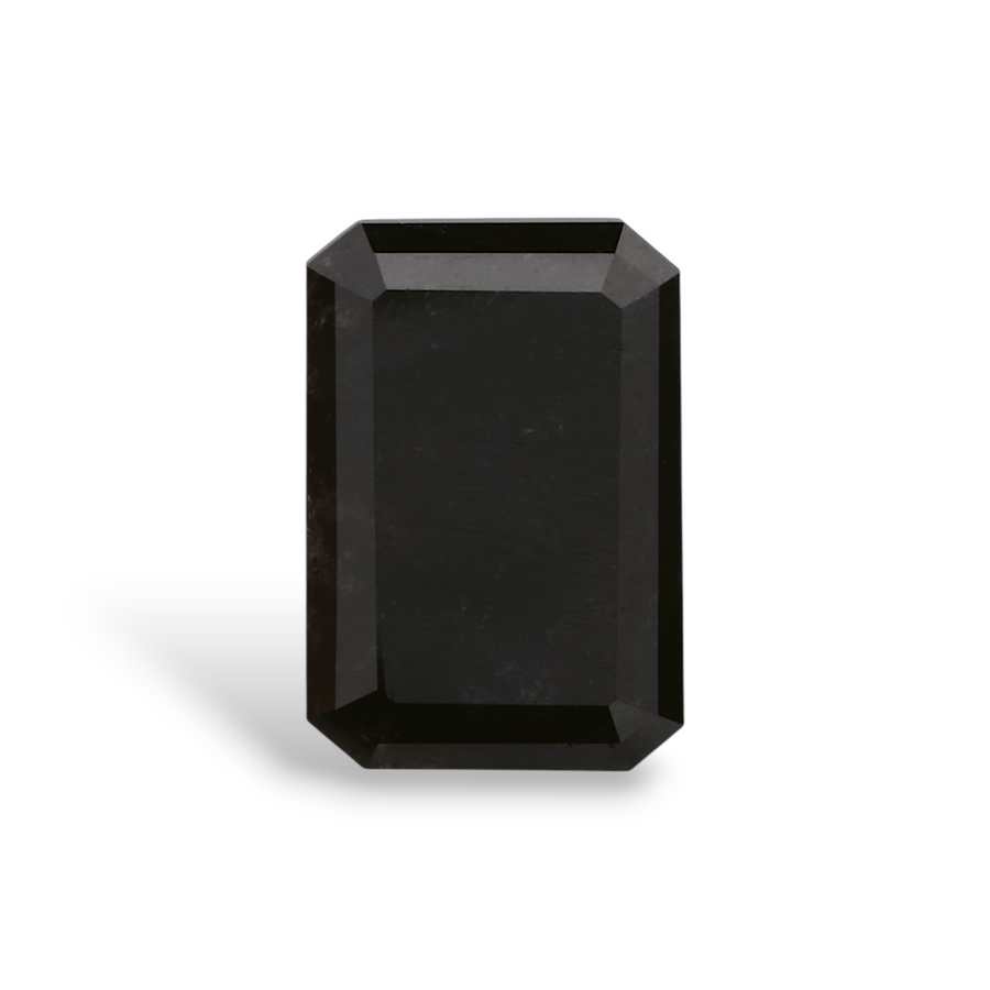 1.67 Carat Natural Black Emerald Diamond GIA