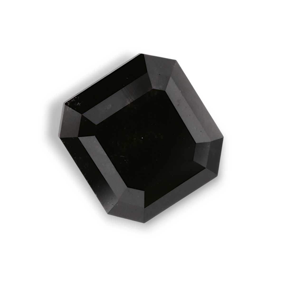 1.9 Carat Natural Black Emerald Diamond GIA