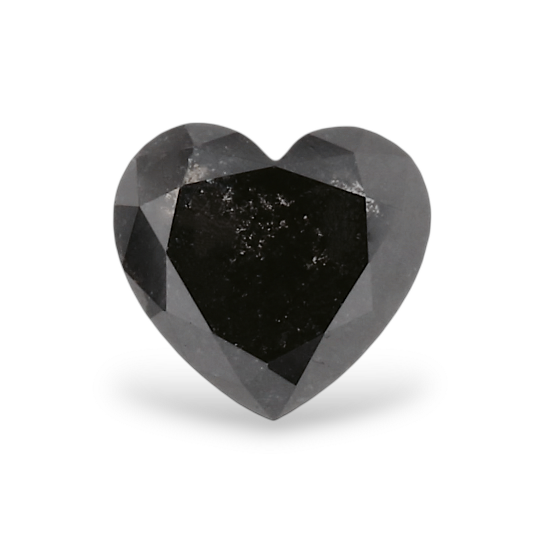 0.33 Carat Natural Black Heart Diamond GIA