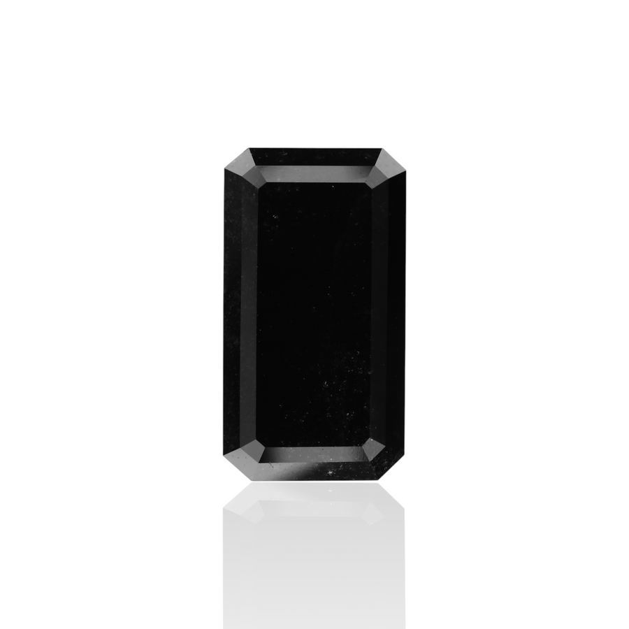 8.79 Carat Black Emerald Diamond