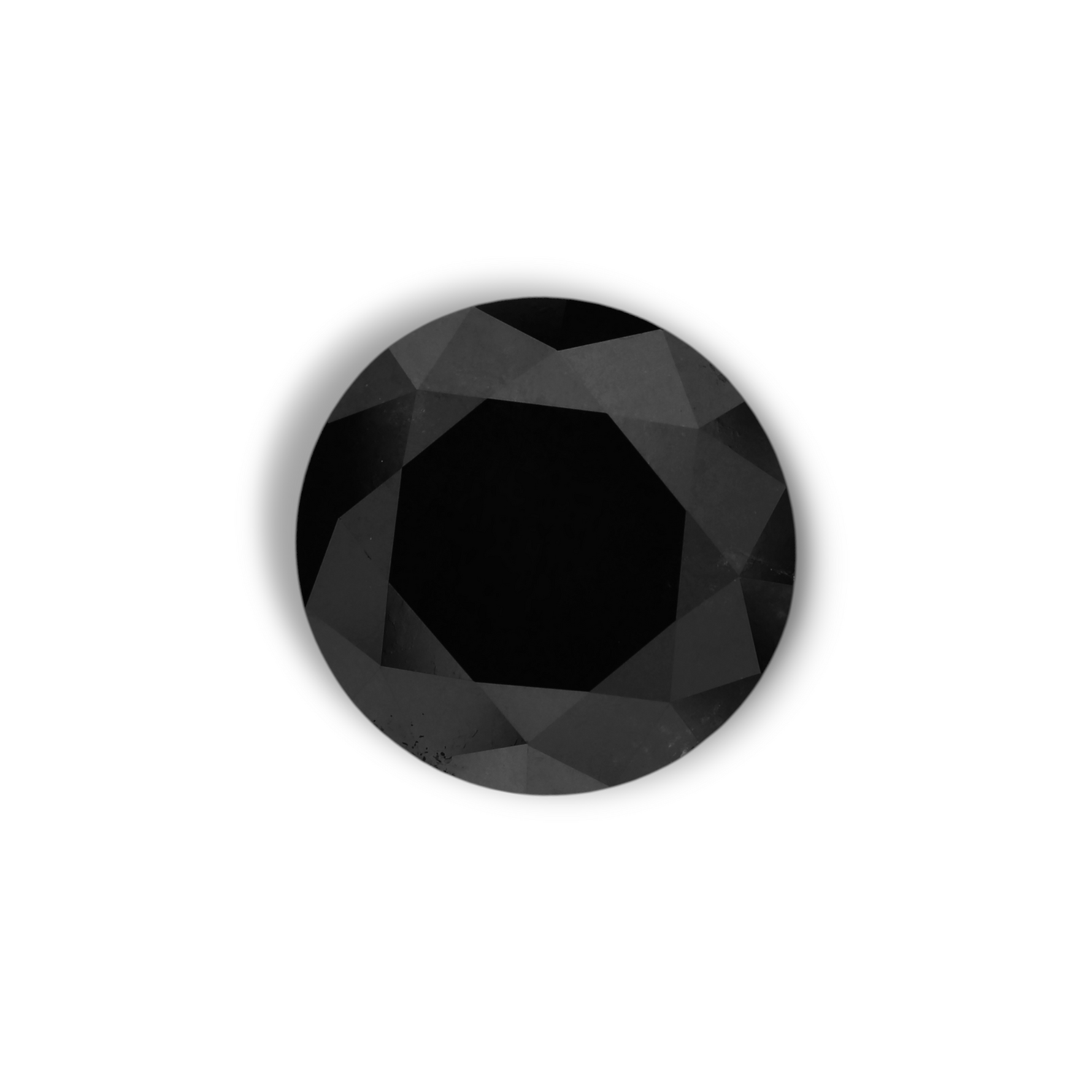 3.25 Carat Black Round Diamond
