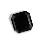3.47 Carat Black Sq emerald Diamond