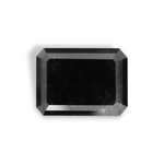 2.69 Carat Natural Black Emerald Diamond GIA