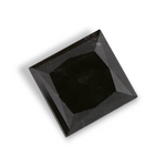 1.81 Carat Natural Black Princess Diamond GIA