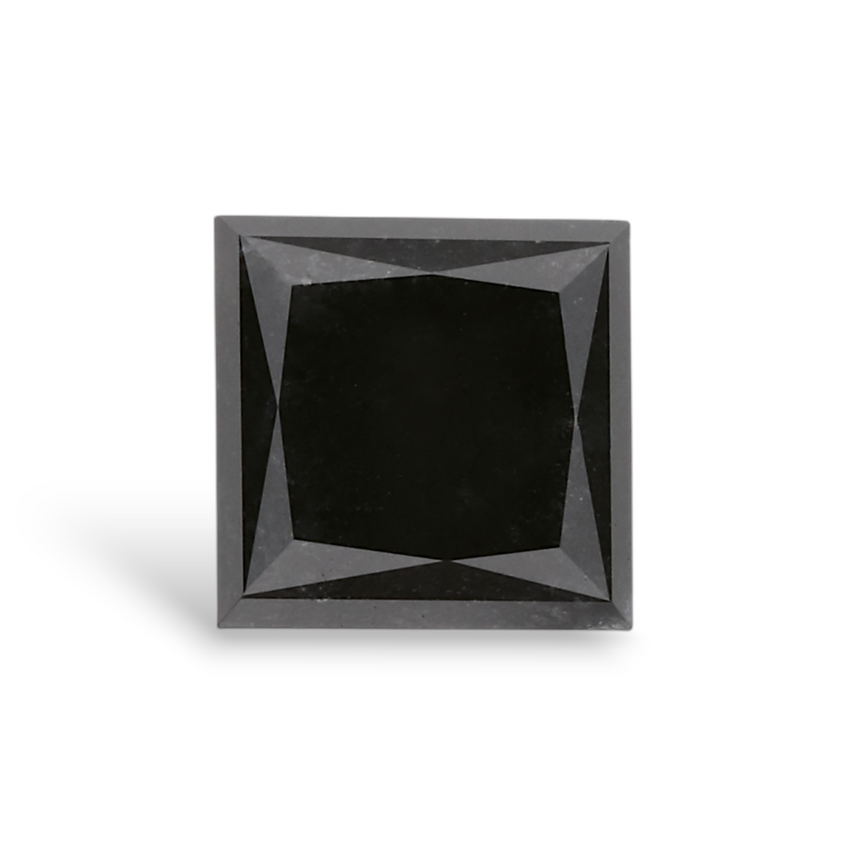 1.52 Carat Natural Black Princess Diamond GIA