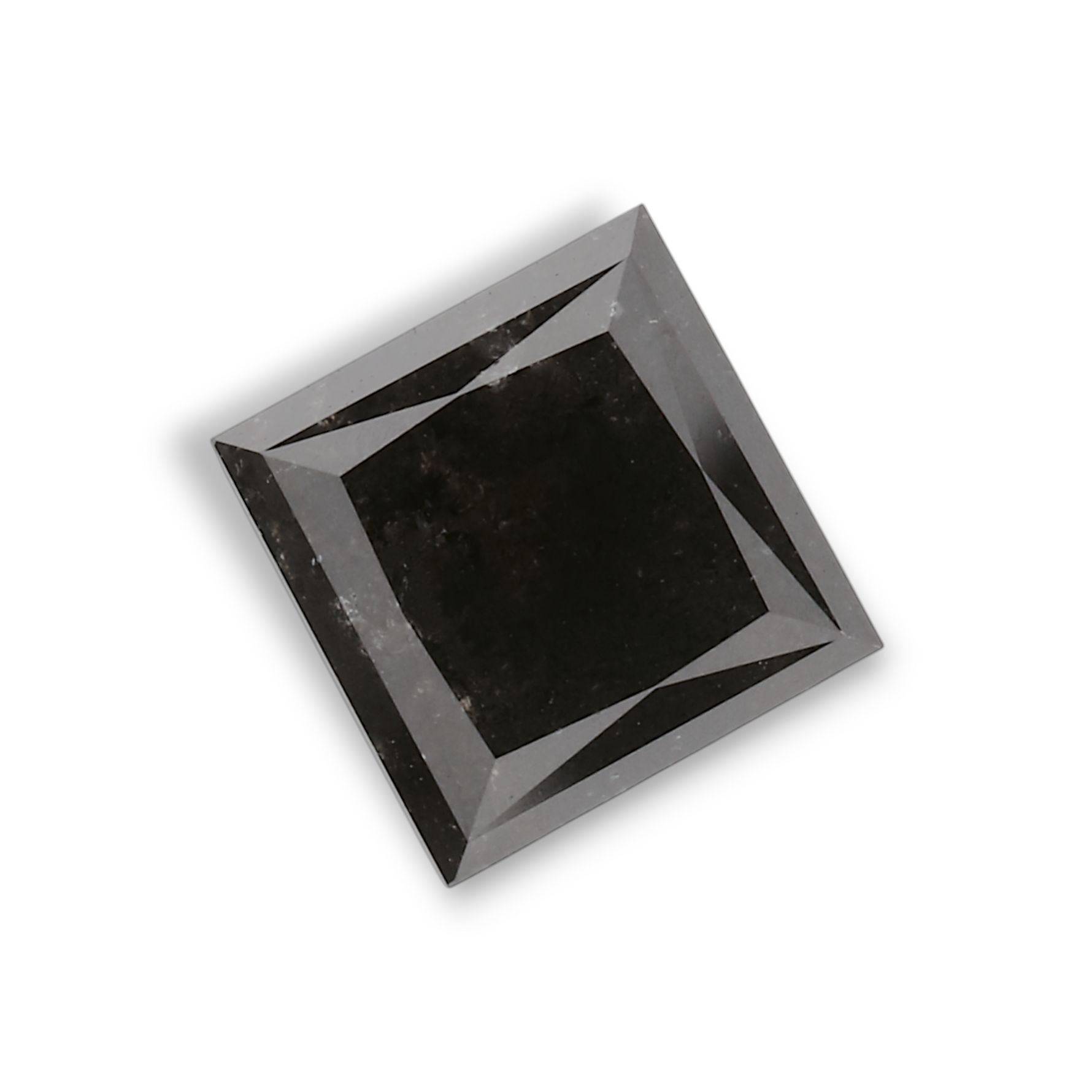 2.19 Carat Natural Black Princess Diamond GIA