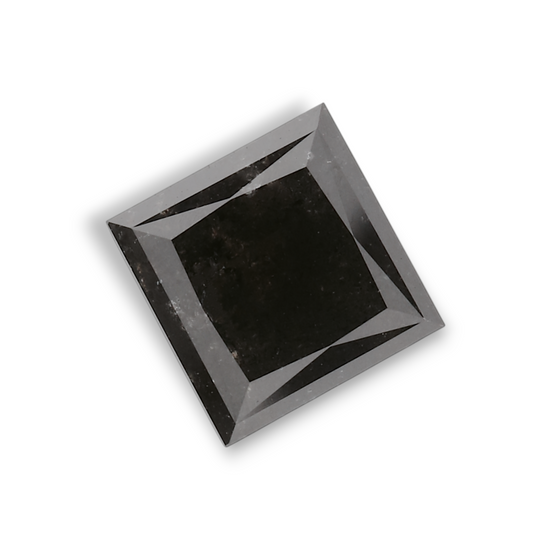 2.19 Carat Natural Black Princess Diamond GIA
