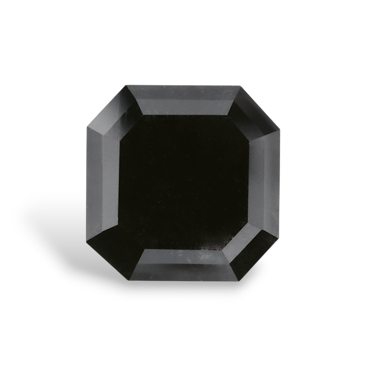 2.23 Carat Natural Black Emerald Diamond GIA