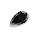 2.16 Carat Natural Black Pear Diamond GIA