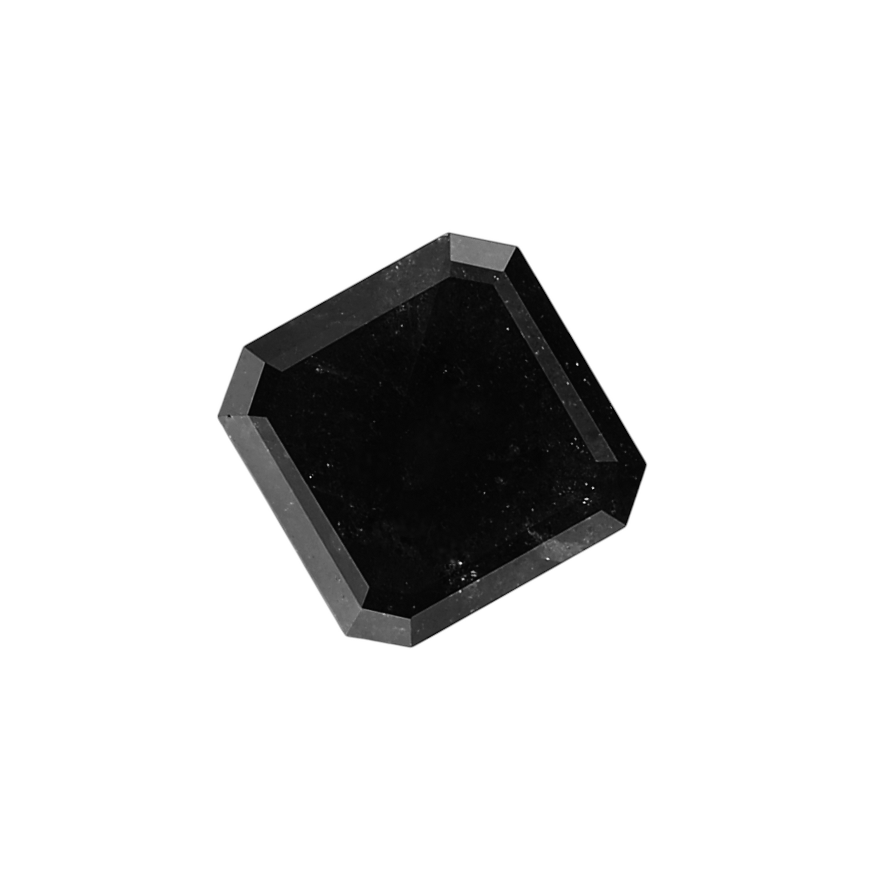 2.02 Carat Black Emerald Diamond