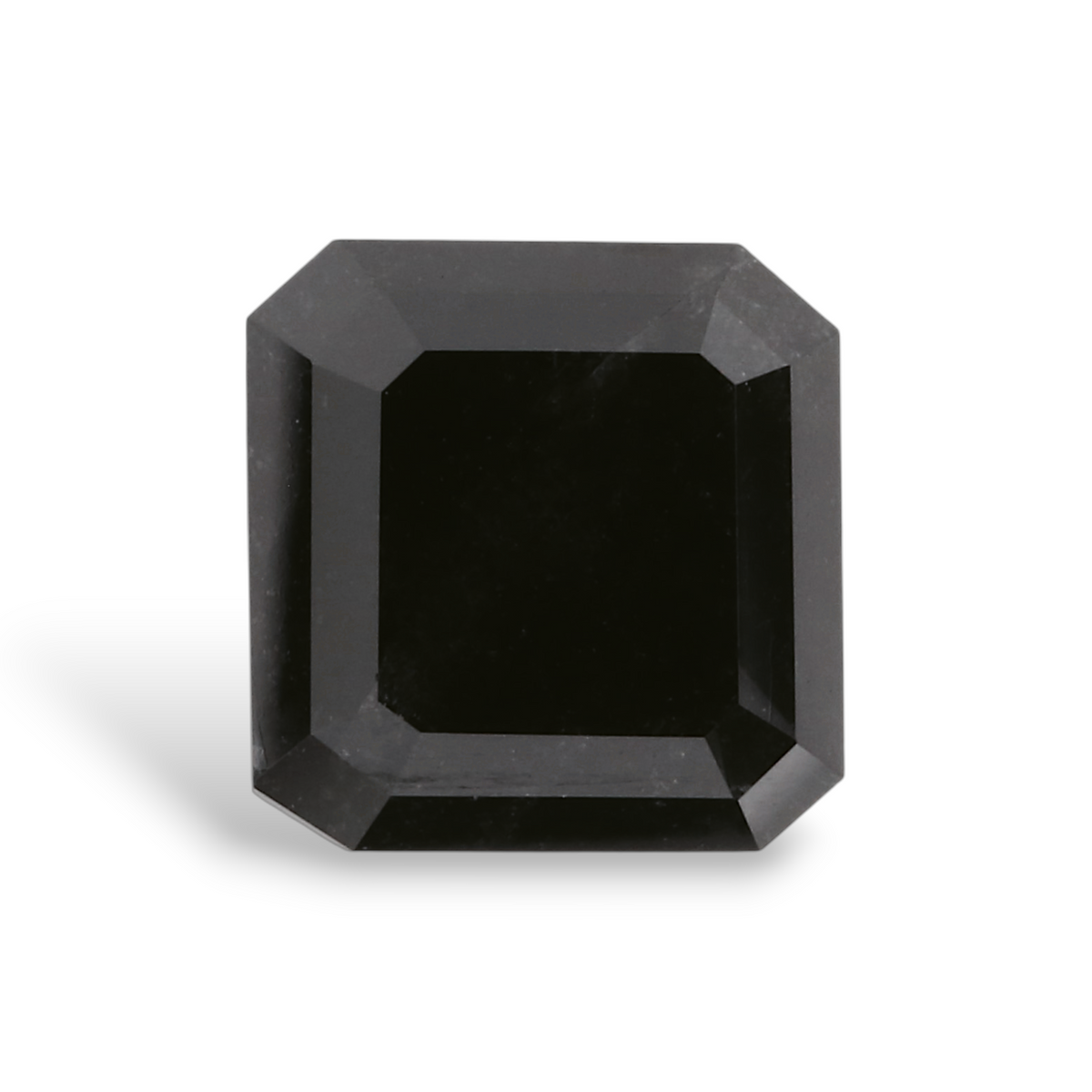 1.41 Carat Natural Black Emerald Diamond GIA