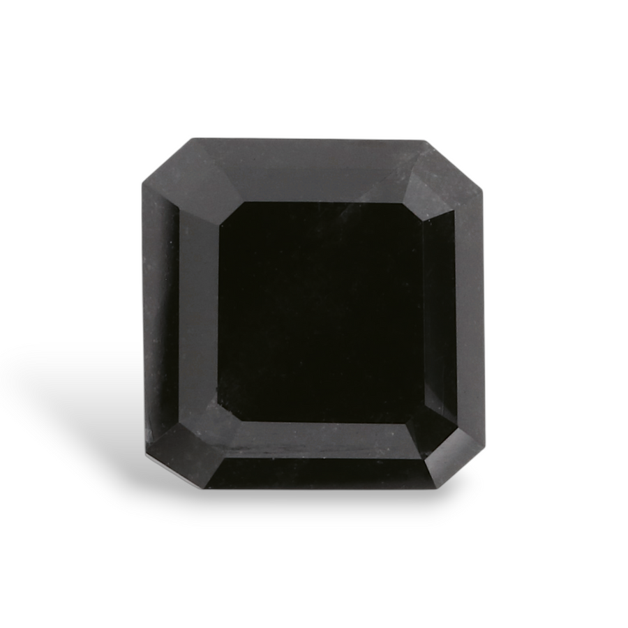 1.41 Carat Natural Black Emerald Diamond GIA