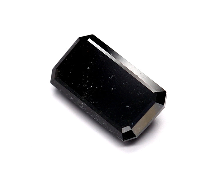 0.97 Carat Black Emerald Diamond
