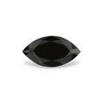 1.47 Carat Natural Black Marquise Diamond GIA