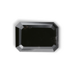 2.94 Carat Natural Black Emerald Diamond GIA