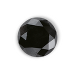 0.81 Carat Natural Black Round Diamond GIA