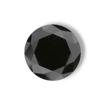 2.25 Carat Natural Black Round Diamond GIA