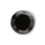 2.3 Carat Natural Black Round Diamond GIA