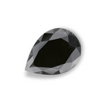 1.18 Carat Natural Black Pear Diamond GIA