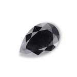 2.07 Carat Natural Black Pear Diamond GIA