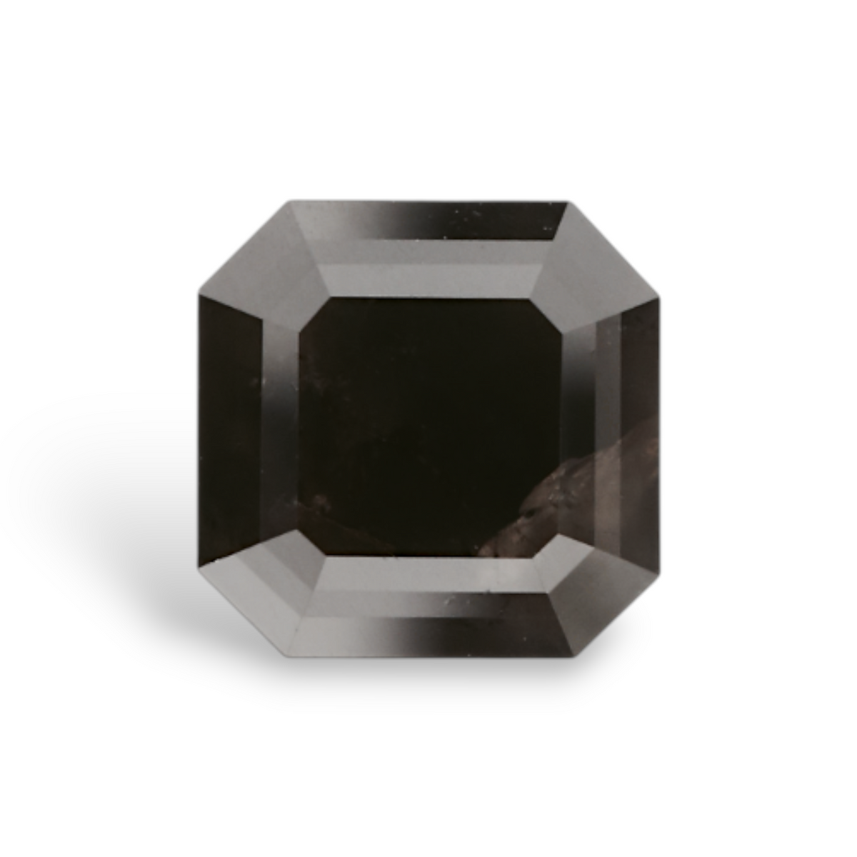 1.39 Carat Natural Black Emerald Diamond GIA