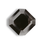 1.39 Carat Natural Black Emerald Diamond GIA
