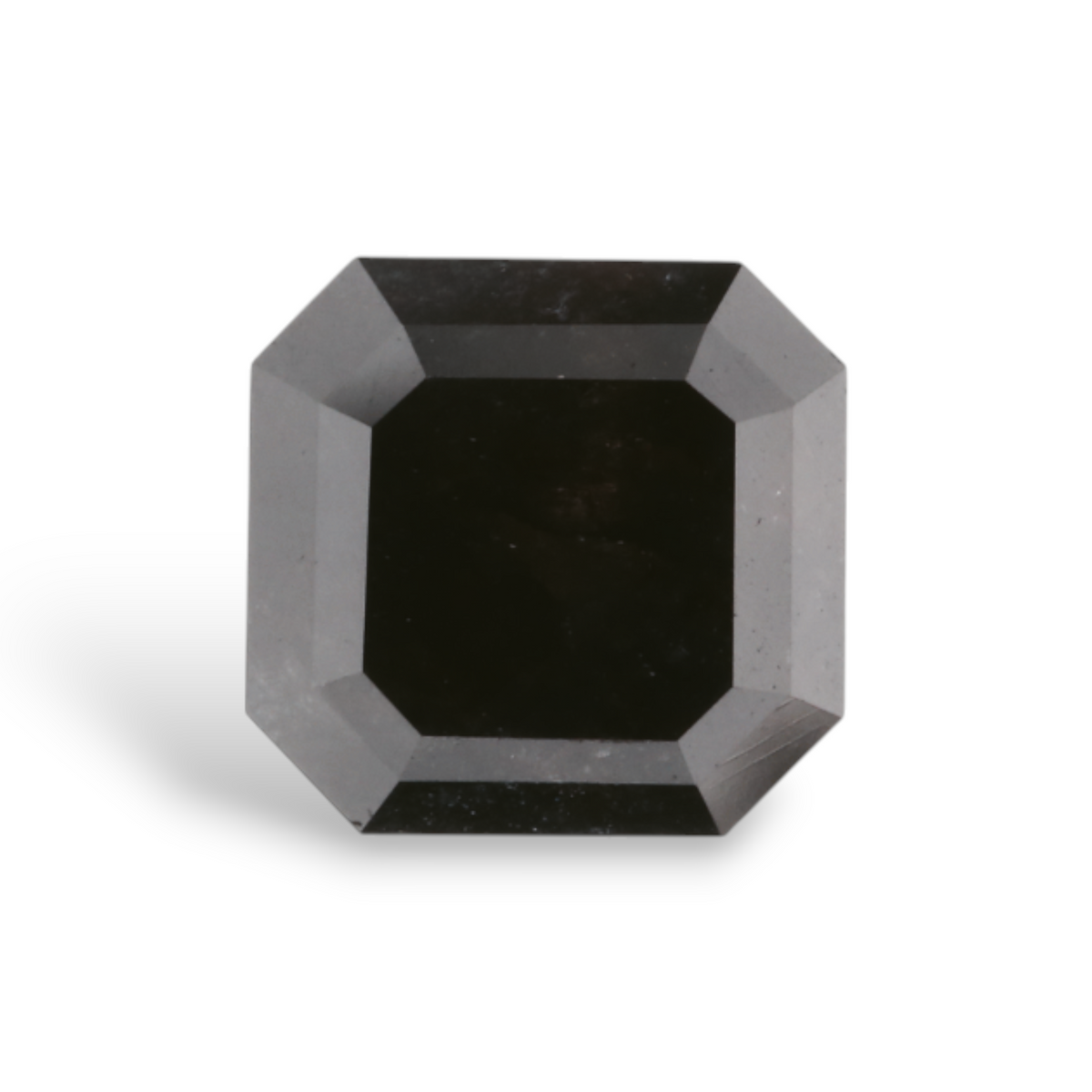 2.28 Carat Natural Black Emerald Diamond GIA