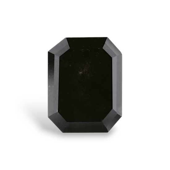 1.07 Carat Natural Black Emerald Diamond GIA