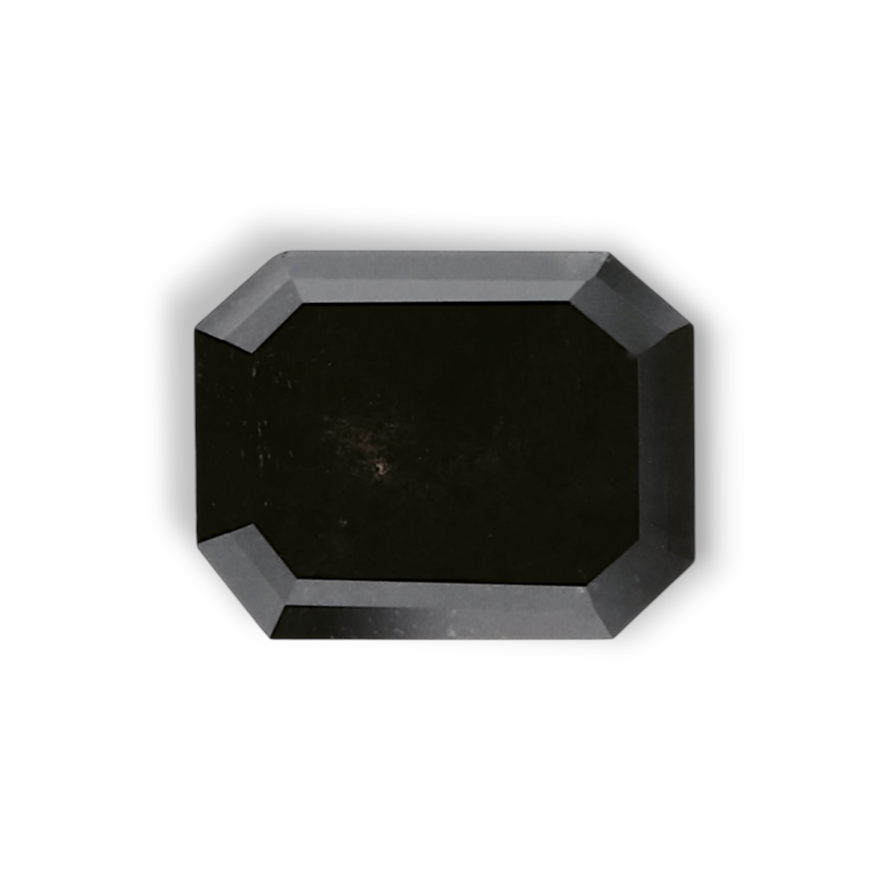 1.07 Carat Natural Black Emerald Diamond GIA