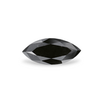 0.65 Carat Natural Black Marquise Diamond GIA