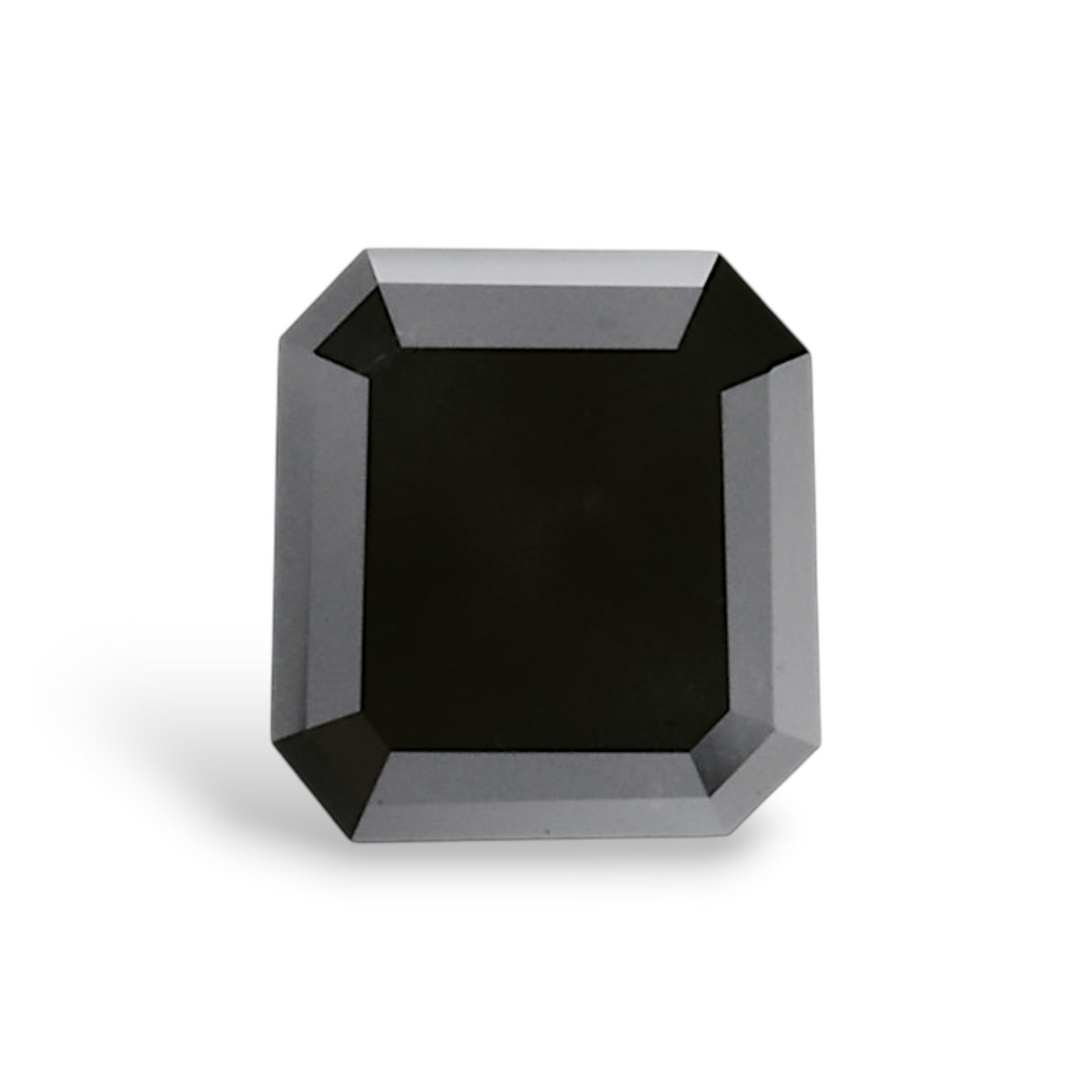 0.93 Carat Natural Black Emerald Diamond GIA