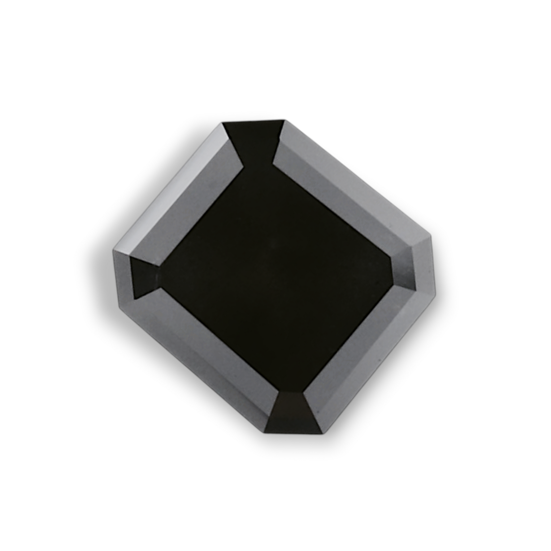 0.93 Carat Natural Black Emerald Diamond GIA