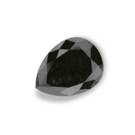 1.92 Carat Natural Black Pear Diamond GIA