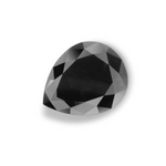 1.36 Carat Natural Black Pear Diamond GIA