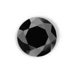 1.81 Carat Natural Black Round Diamond GIA