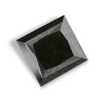 2.53 Carat Natural Black Princess Diamond GIA