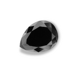 2.36 Carat Natural Black Pear Diamond GIA