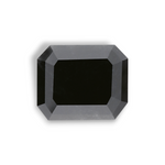 7.21 Carat Natural Black Emerald Diamond GIA
