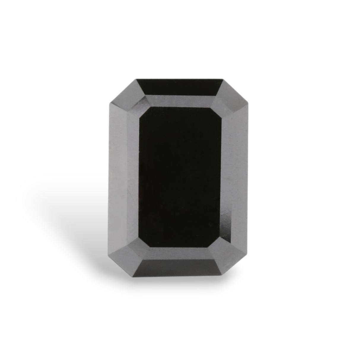 1.26 Carat Natural Black Emerald Diamond GIA