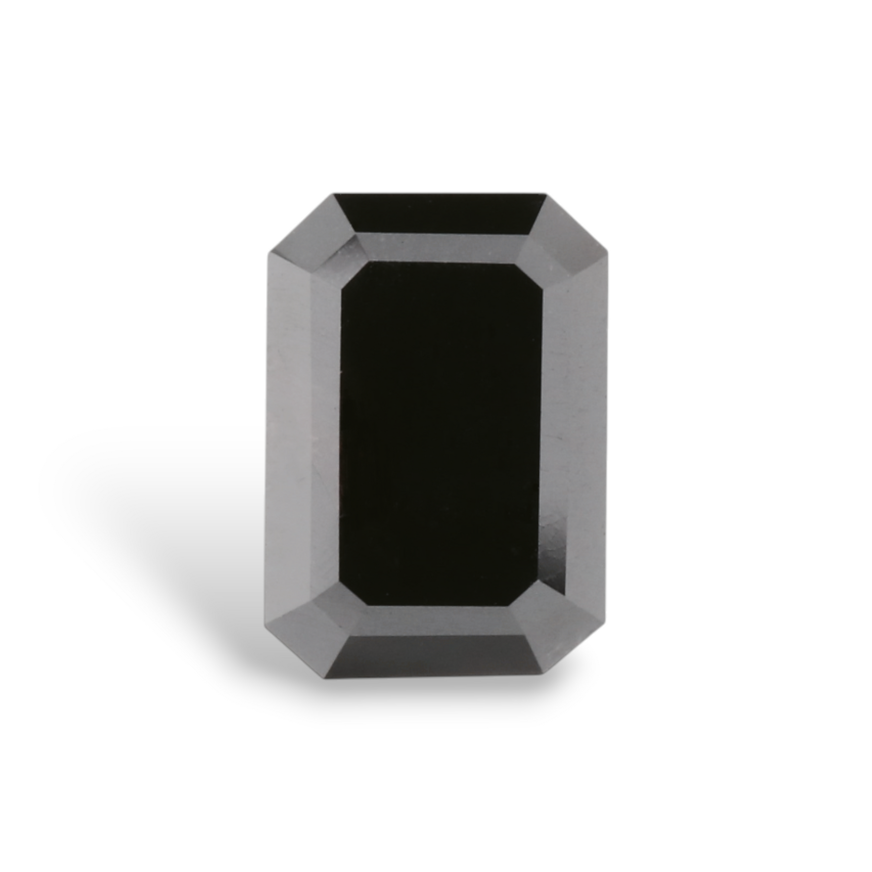 1.26 Carat Natural Black Emerald Diamond GIA