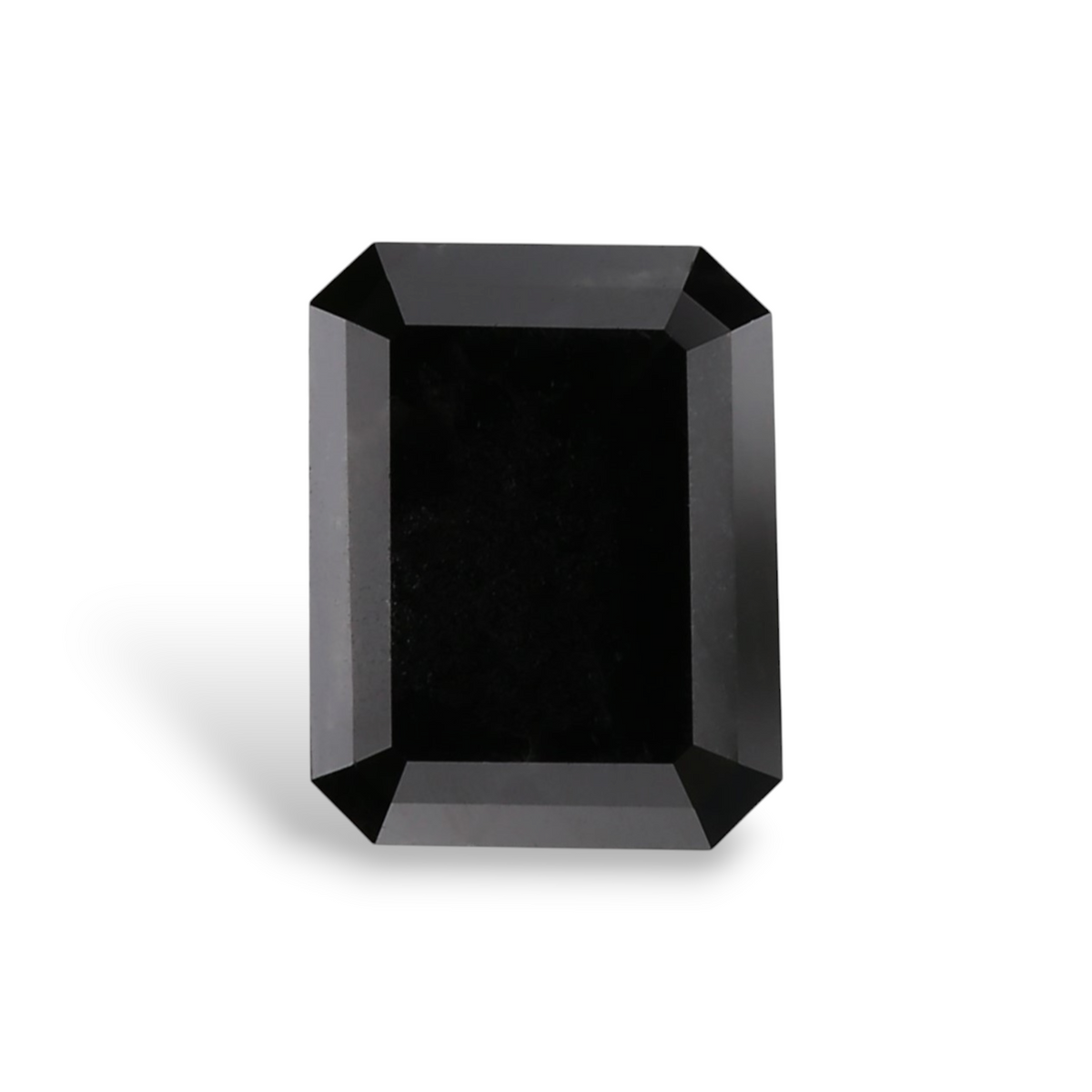 1.36 Carat Natural Black Emerald Diamond GIA