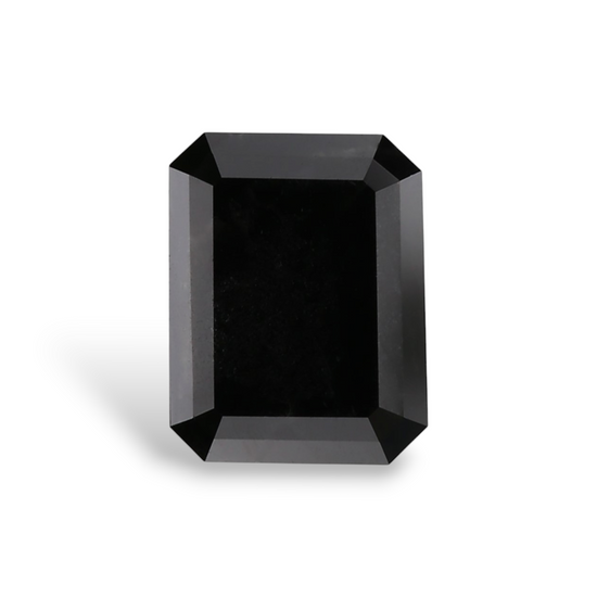 1.36 Carat Natural Black Emerald Diamond GIA